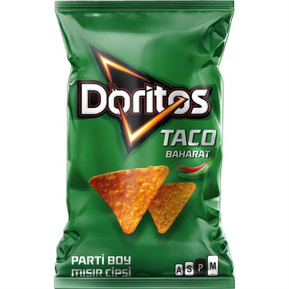 Doritos Taco Baharatlı Mısır Cipsi Parti Boy 169 Gr