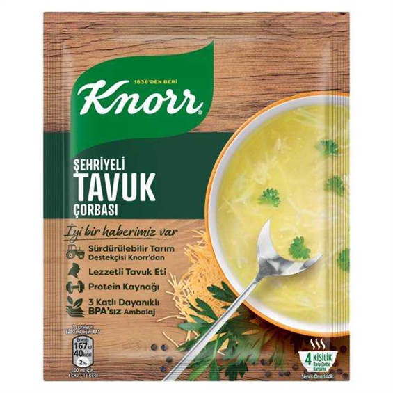 Knorr Şehriyeli Tavuk Hazır Çorba 51 Gr