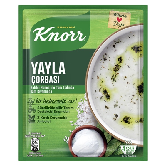 Knorr Hazır Yayla Çorbası 72 Gr