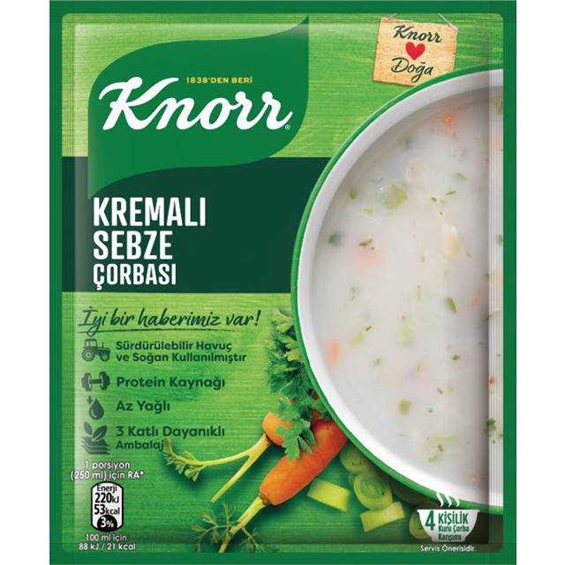 Knorr Hazır Kremalı Sebze Çorbası 65 Gr