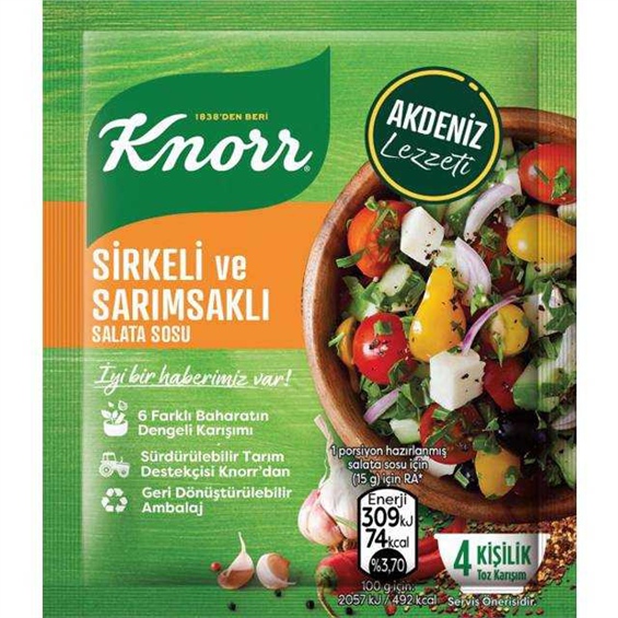 Knorr Sirkeli Sarımsaklı Salata Sosu 50 Gr