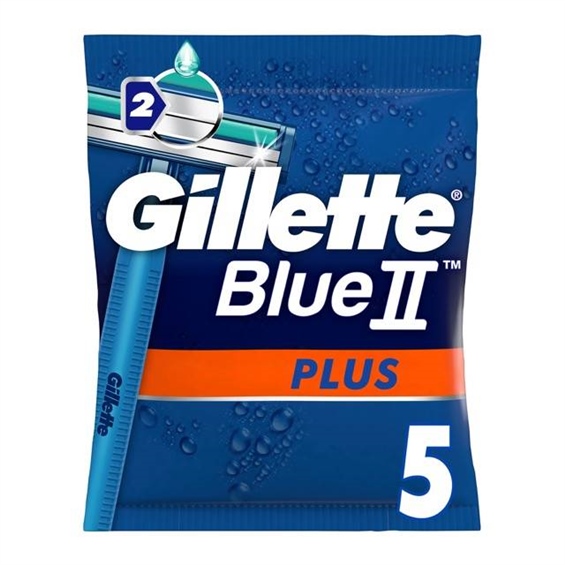 Gillette Blue II Plus Kullan - At Tıraş Bıçağı 5'li