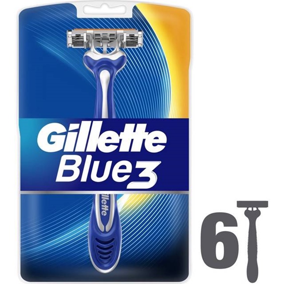  GILLETTE BLUE 3 6'LI PAKET 