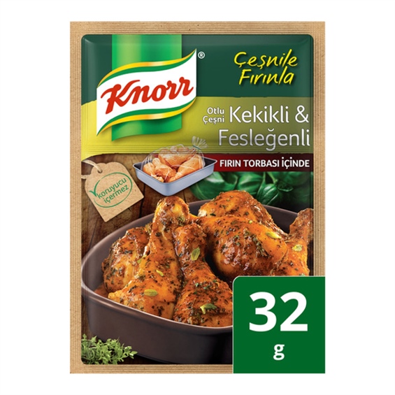 Knorr Kekikli Fesleğenli Fırın Çeşni 29 Gr