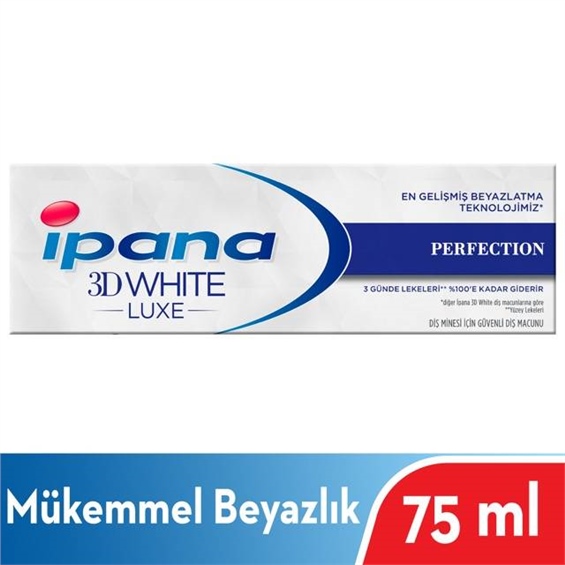 Ipana 3 Boyutlu Beyazlık Luxe Perfection Diş Macunu 75 Ml