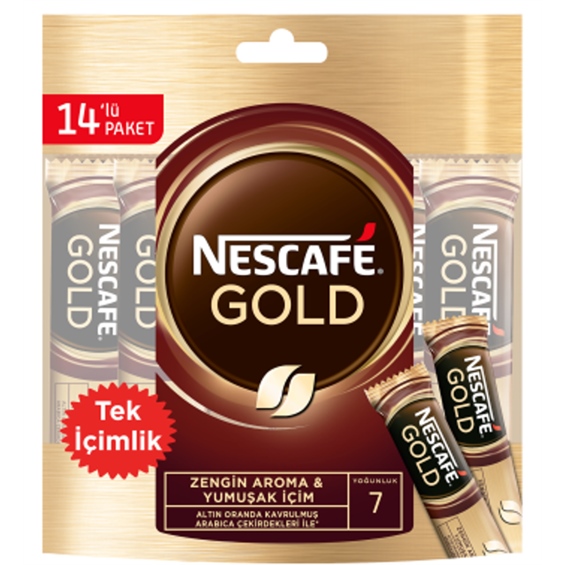 Nescafe Gold Çözünebilir Kahve 14x2 Gr