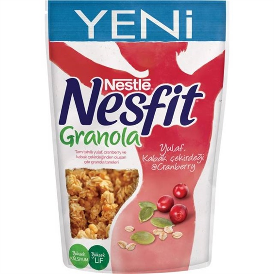 Nestle Nesfit Granola Yulaf Kabak Çekirdeği Cranberry 300Gr