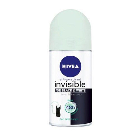 Nivea Invisible Fresh Black & White Kadın Roll-On 50 Ml