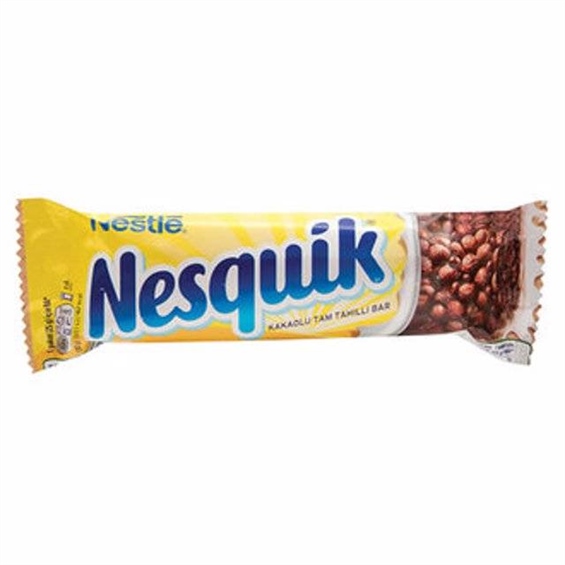 Nestle Nesquik Kakaolu Tam Tahıllı Bar 25 Gr