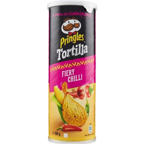 Pringles Tortilla Baharatlı Chili Soslu Mısır Cipsi 160 Gr