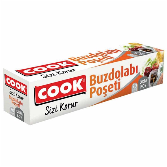 Cook Buzdolabı Poşeti Orta Boy