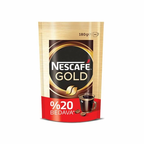 Nescafe Gold Eko Paket Çözünebilir Kahve 180 Gr