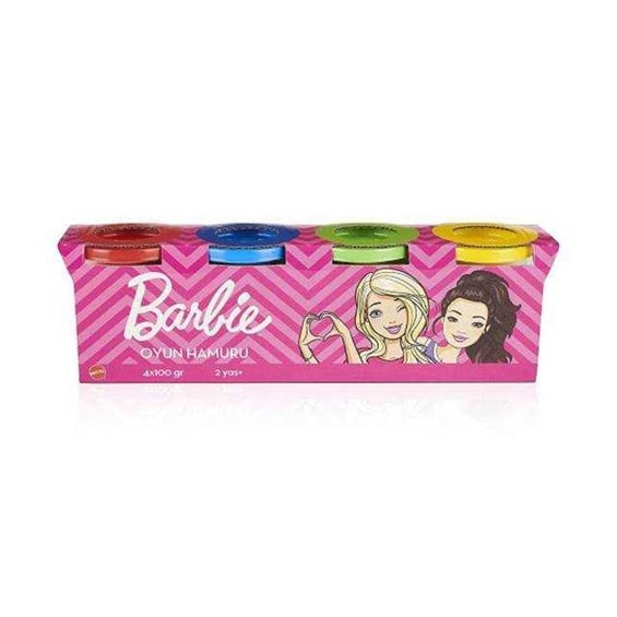 Mattel Barbie Oyun Hamuru 4 lü Paket 4x100 gr