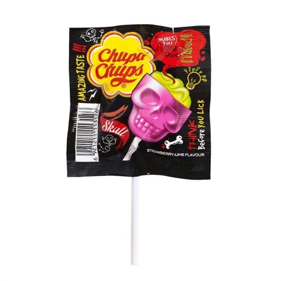 Chupa Chups 3D Skull Lollipop 16 Gr