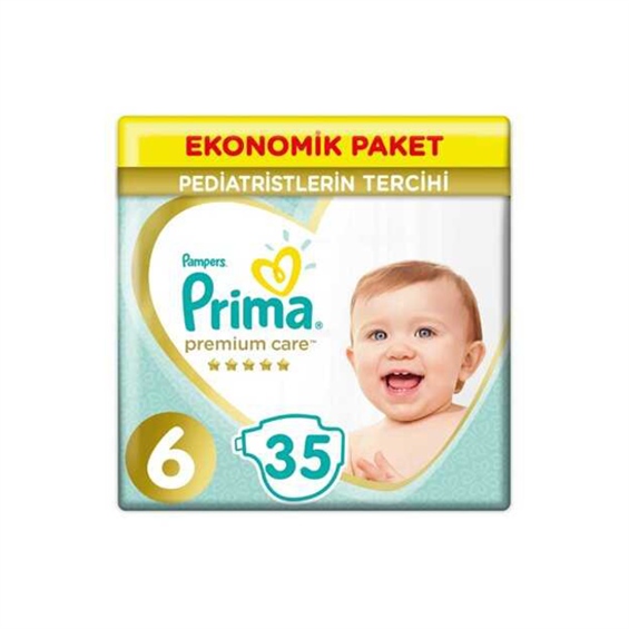 Prima Premium Care 6 Beden 35'li Bebek Bezi Ekonomik Paket