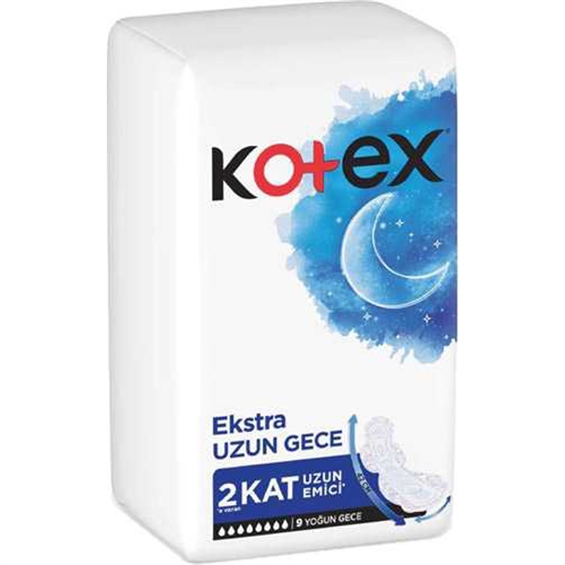 Kotex Extra Uzun Gece 9 lu