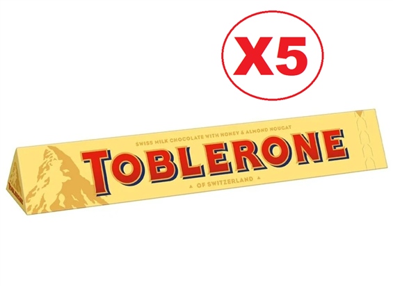 Toblerone Sütlü 100 Gr 5'li