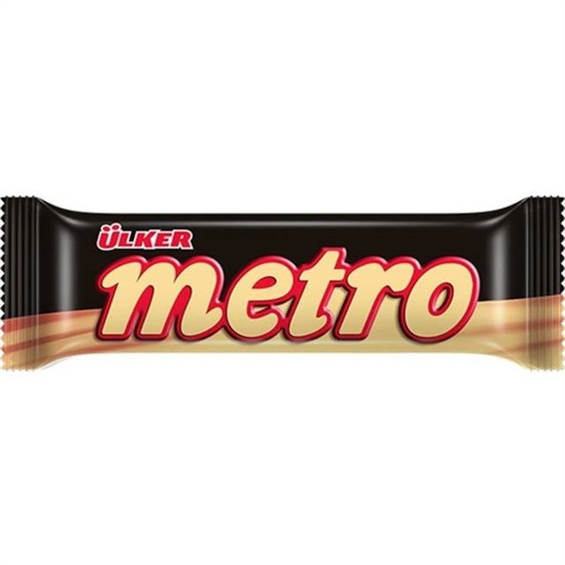 Ülker Metro Kaplamalı Karamel Ve Nugalı Bar 36 Gr