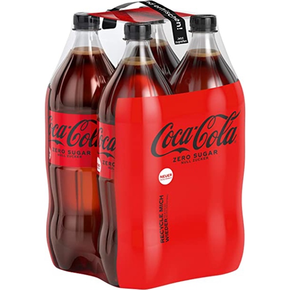 Coca Cola Zero Sugar 4x1 Lt