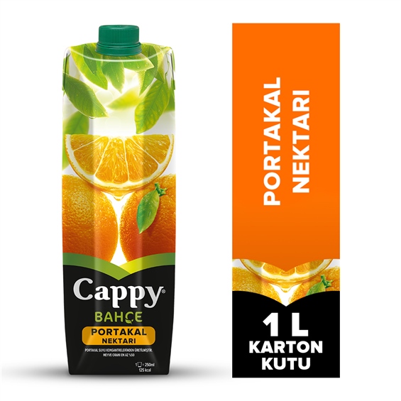 Cappy Portakal Nektarı Meyve Suyu 1 Lt