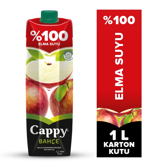 Cappy %100 Elma Meyve Suyu 1 Lt