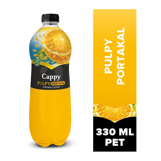 Cappy Pulpy Portakallı İçecek Pet 330 Ml
