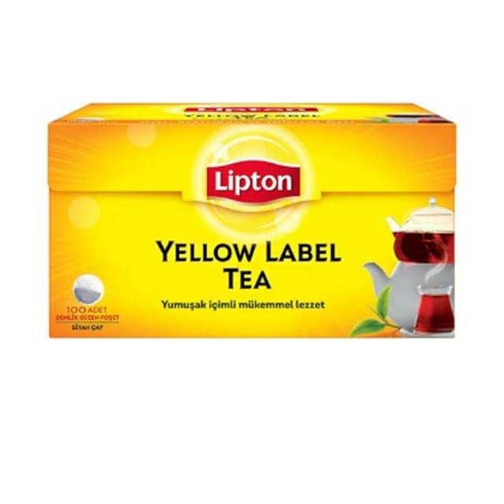 Lipton Yellow Label 100'lü Demlik Poşet Çay 320 Gr