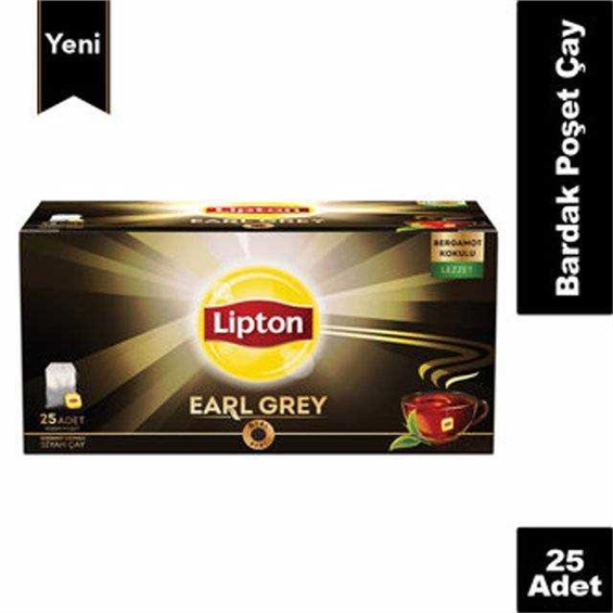 Lipton Earl Grey Bardak Poşet Çay 25'li 50 Gr