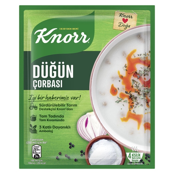 Knorr Hazır Düğün Çorbası 72 Gr