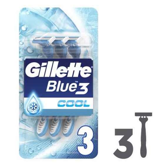 Gillette Blue 3 Cool Kullan At 3'lü Tıraş Bıçağı