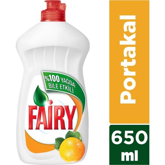 Fairy Sıvı Bulaşık Deterjanı 650 ml Portakal