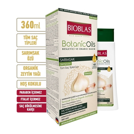 Bioblas Sarımsak Şampuanı 360 Ml