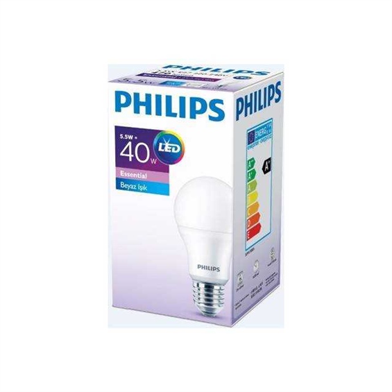 Philips Ampul Led Essential 6W-40 W E27 Beyaz Işık