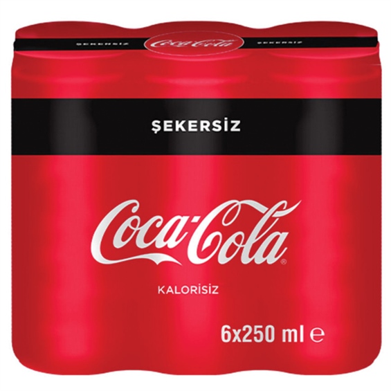 Coca Cola Zero Sugar 6x250 ml
