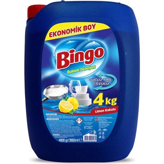 Bingo Bulaşık Sıvı 4000 Gr