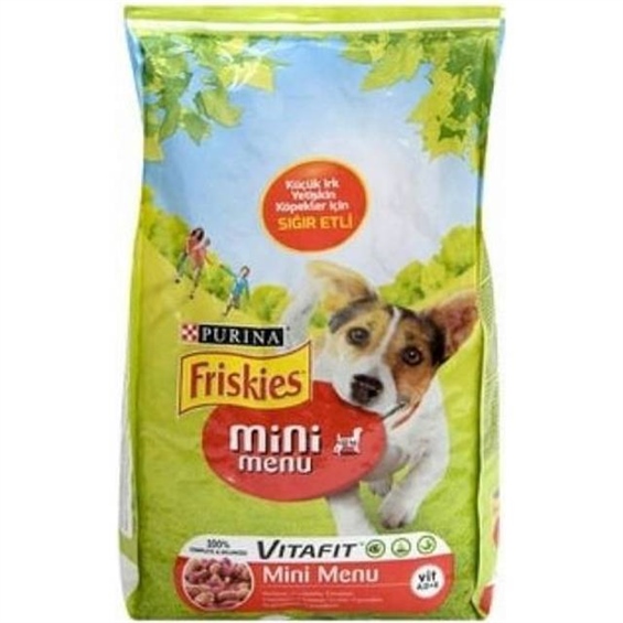 Friskies Etli Mini Menü Köpek Kuru Maması 1.5 Kg