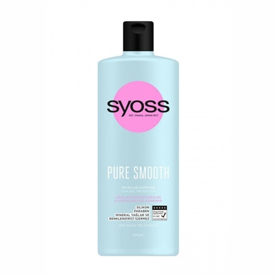 Syoss Pure Micellar Şampuan 500 Ml