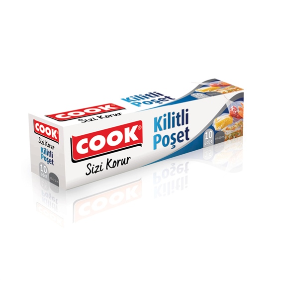 Cook Kilitli Buzdolabı Poşeti 19X25 Cm