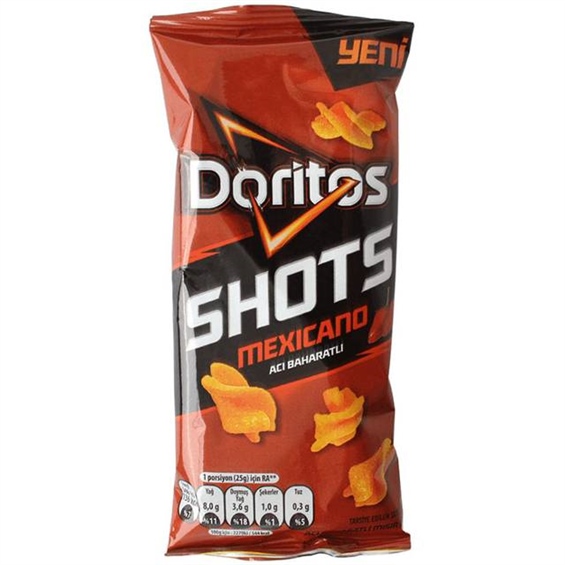Doritos Shots Mexicano Acı Baharatlı Cips 26 Gr