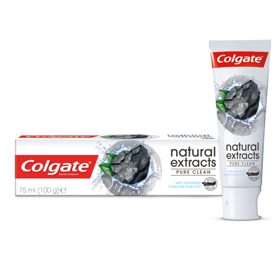 Colgate Natural Extracts Aktif Karbon ve Nane Saf Temizlik Diş Macunu 75 Ml