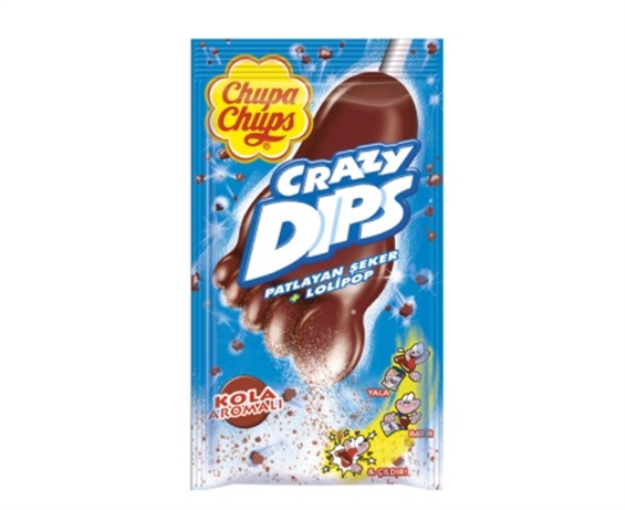 Chupa Chups Crazy Dips Colalı Şeker 16 Gr