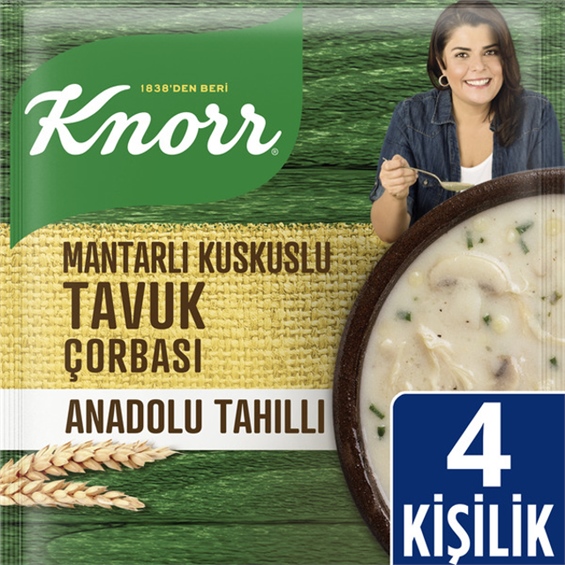 Knorr Çorba Tahıllı Mantarlı Tavuk 75 gr