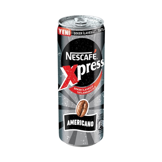Nescafe Xpress Şekersiz Americano 250 ml