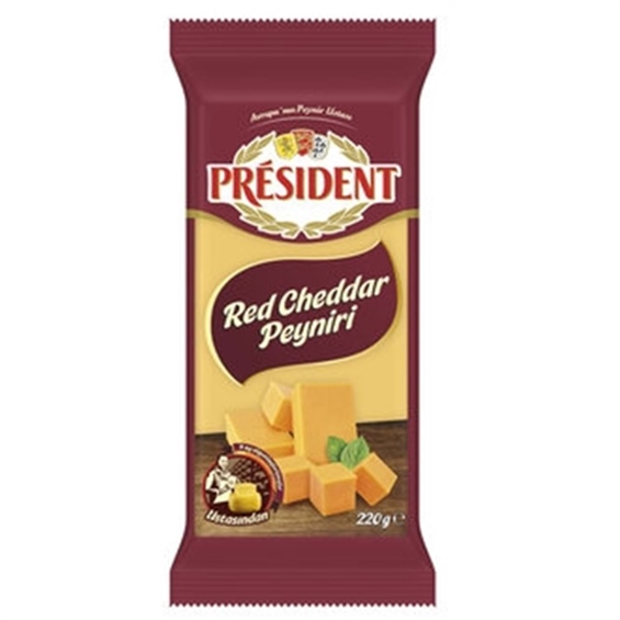 President Red Cheddar Peyniri 220 gr