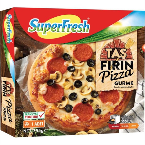 Superfresh Taş Fırın 4 Peynirli Pizza 340 Gr