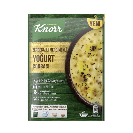 Knorr Çorba Tahıllı Zerdeçallı Mercimekli Yoğurt 98 gr