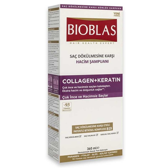 Bioblas Collagen + Keratin Şampuan 360 Ml