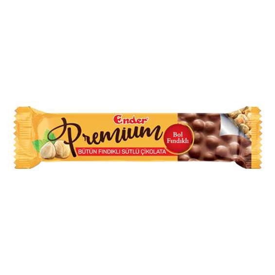 Ender Premium Sütlü Fındıklı Çikolata 75 Gr