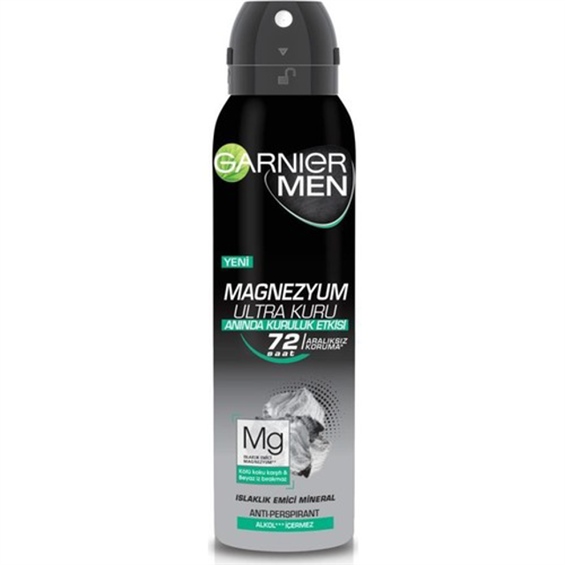 Garnier Deodorant Men Magnezyum Ultra Dry 150 ml