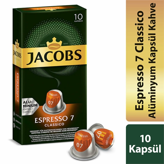 Jacobs Capsule Espresso 7 Classico 10x52 Gr